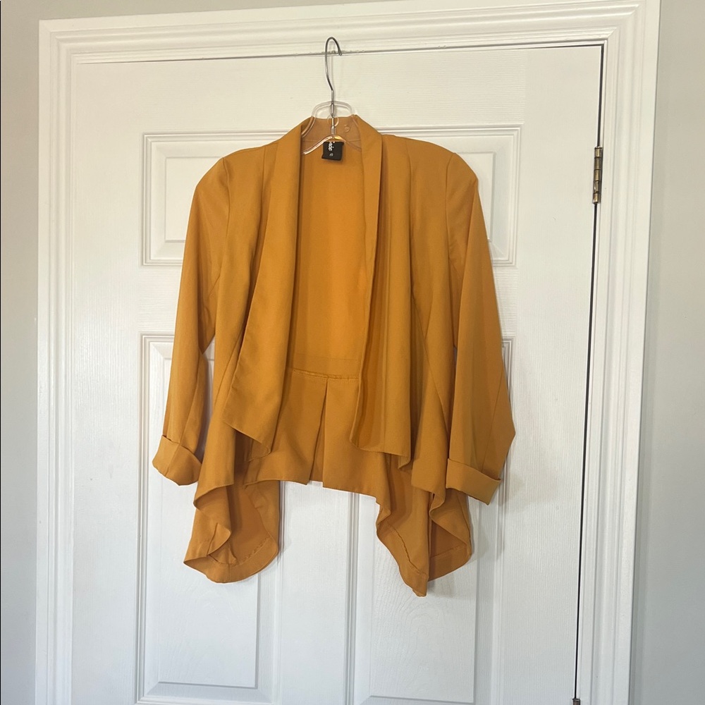 Mustard Yellow Women's Blazer